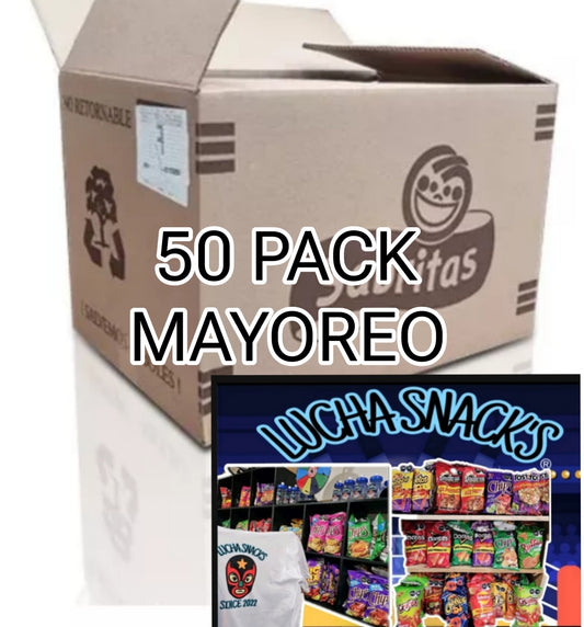 MAYOREO 50 PIEZAS LISTA DISPONIBLE AL ORDENAR 25+ SABORES